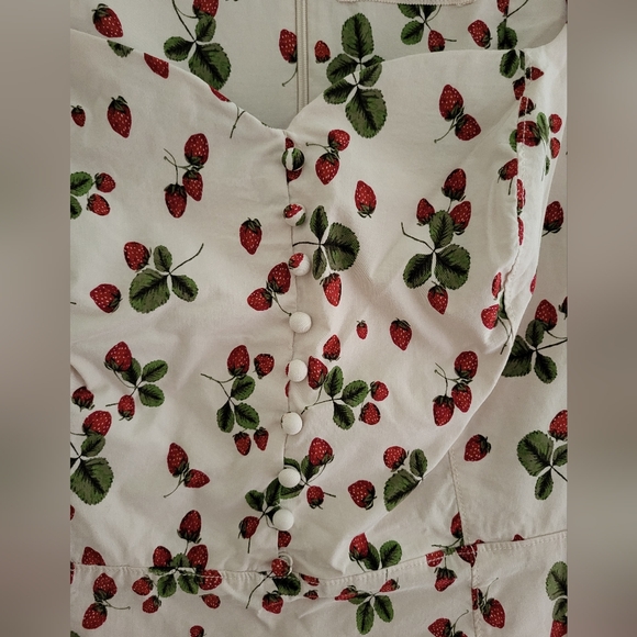 Anthropologie Cecily Cherries Pin-Up Girl Dress 2x - Picture 4 of 11